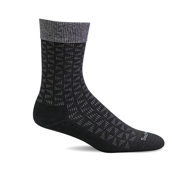 (SOCKWELL) Men's Moderate Compression, Easy Street (Black) (4524550258778)