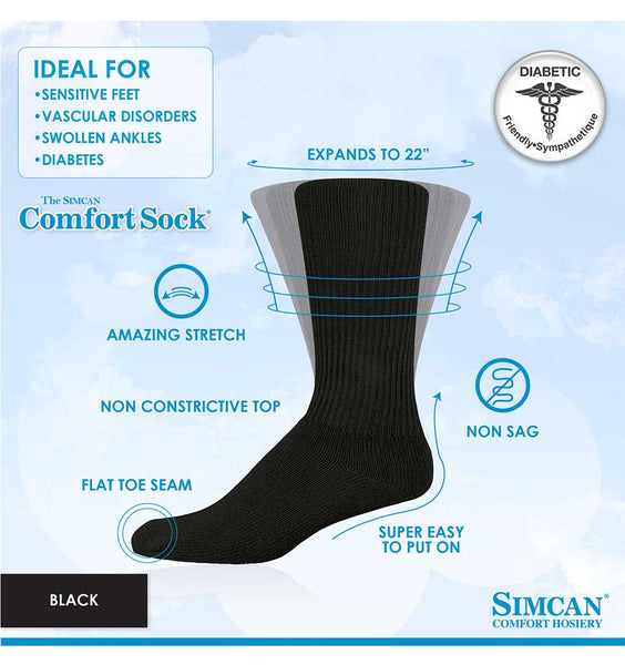 SIMCAN Comfort Sock - Over The Calf (various colours) (1546002628)
