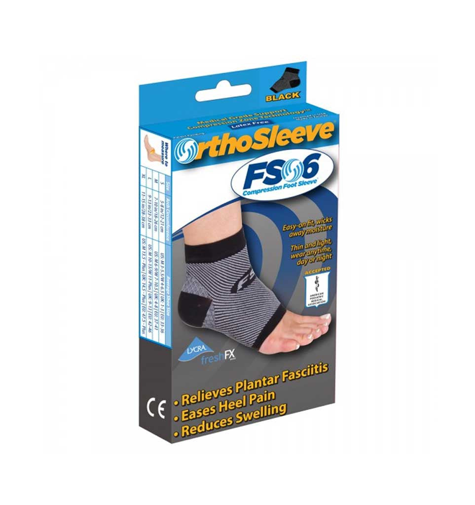 OrthoSleeve™ Plantar Fasciitis Compression Foot Sleeve (FS6)