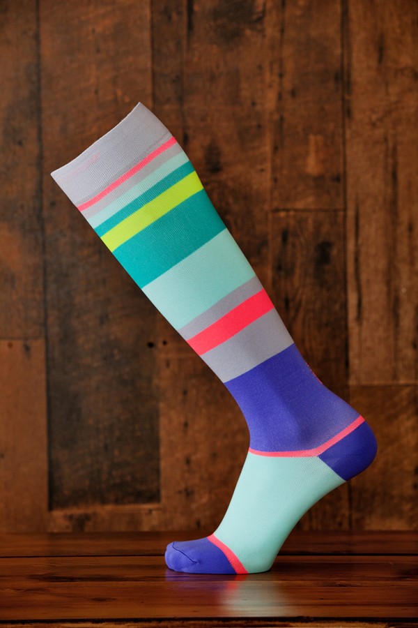 ACHI, Performance Compression Socks, Urbane Stripe