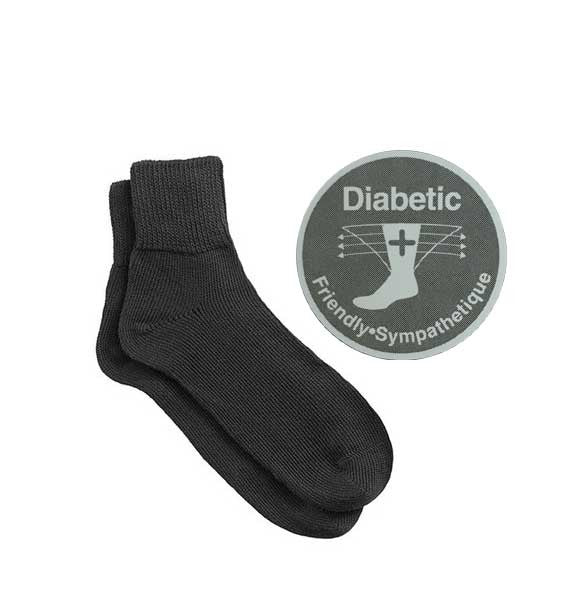 Buy Simcan Suresteps Anti Slip Diabetic Grip Socks Black Medium Canada