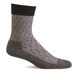 (SOCKWELL) Women's Moderate Compression, Softie (Charcoal)